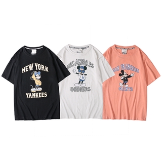 MLB áo nam Ngắn Tay Cổ Tròn Thời Trang 713 #