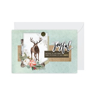 Thiệp Christmas Noel Giáng Sinh - Reindeer Fairy Corner