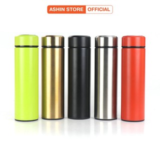 Bình nước thủy tinh màu giữ nhiệt thủy tinh bọc nhựa 450ml