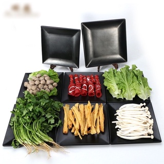Đĩa vuông melamine 25cm