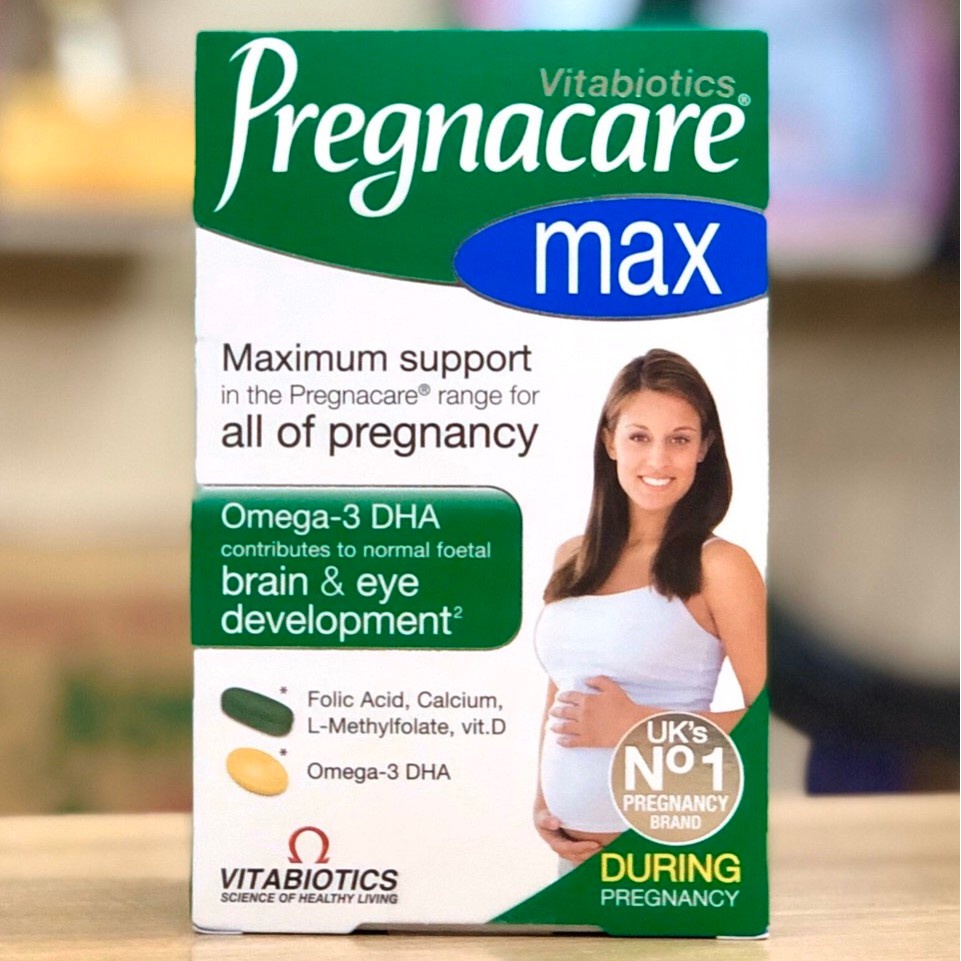 Viên uống Vitamin tổng hợp cho mẹ bầu Pregnacare Max UK - 𝐁𝐞𝐞_𝐡𝐨𝐮𝐬𝐞