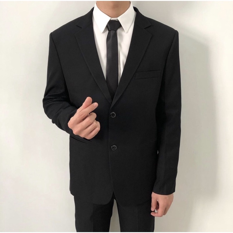 Áo khoác Blazer nam, dáng suông [2 Loose Blazer]