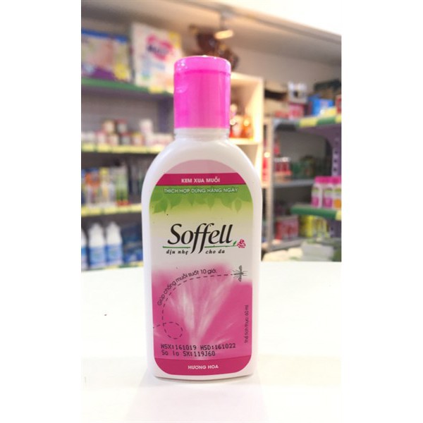 Kem chống muỗi hương hoa Soffell (60ml)
