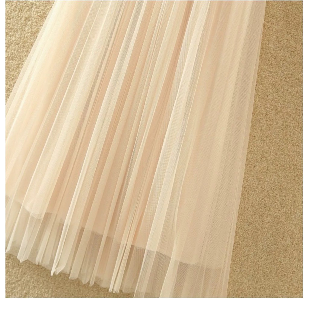 Chân váy xòe dài xếp ly đẹp phong cách tiểu thư ulzzang - Roxie | BigBuy360 - bigbuy360.vn