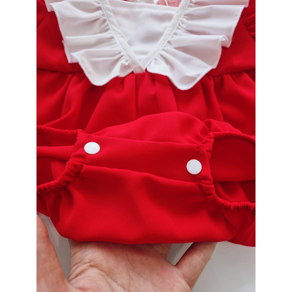 SET Đầm body 3 món cho bé yêu, chất cotton size cho bé sơ sinh đến 12kg