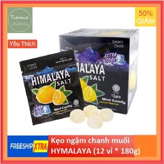 Kẹo ngậm chanh muối HYMALAYA (Hộp 12 gói*180g)