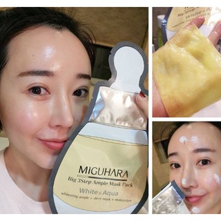 Mặt nạ Miguhara Big 2step whitening mask pack