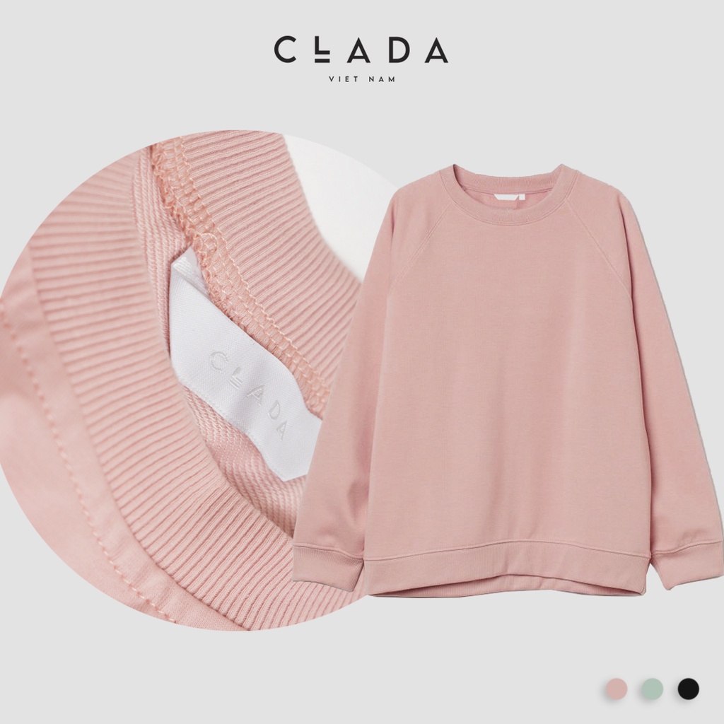 Áo sweater nỉ basic dáng suông | BigBuy360 - bigbuy360.vn