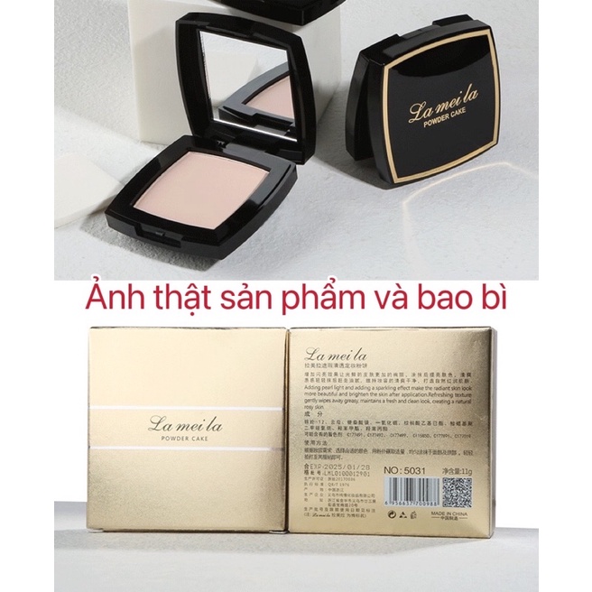 ￼ Phấn phủ kiềm dầu Lameila dạng nén