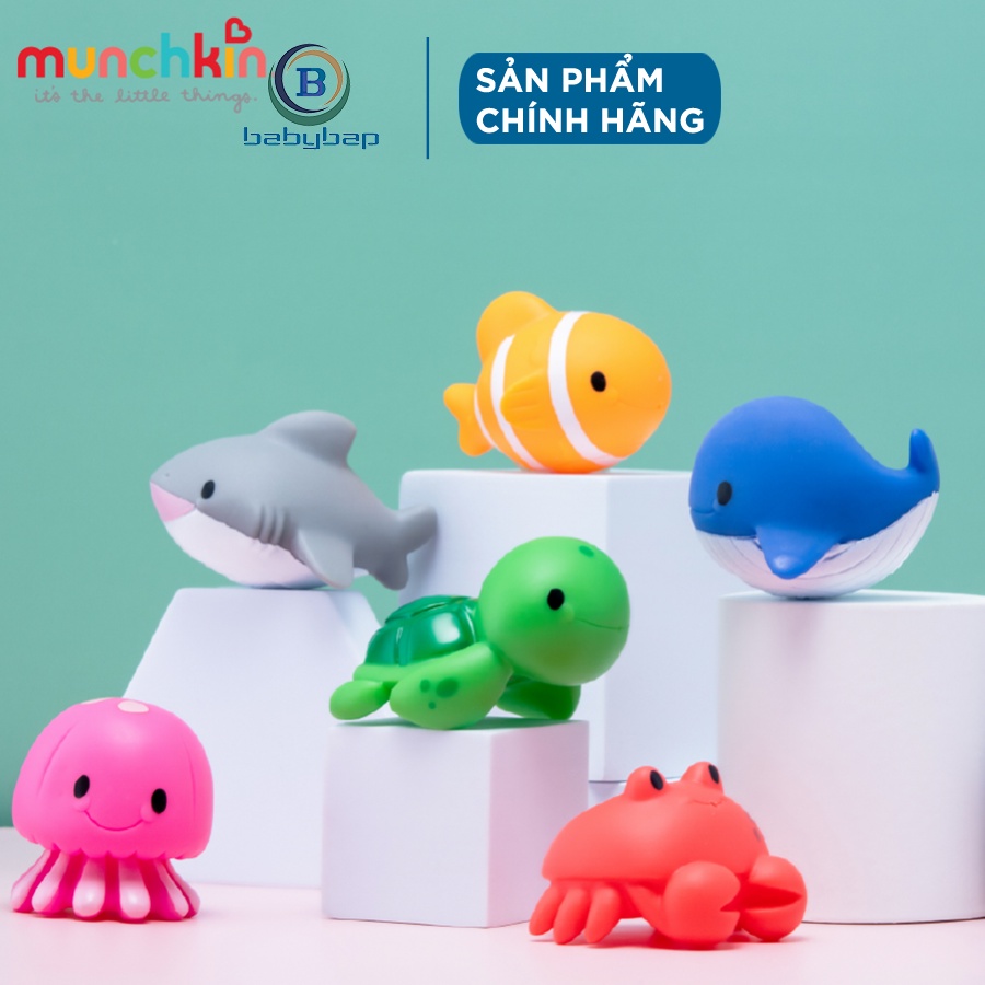 Bộ 8 Sinh Vật Biển Munchkin Phù Hợp Với Bé Từ 9 Tháng Tuổi Trở Lên