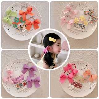 Set 5 Dây Buộc Tóc Nơ Xinh Xắn Dành Cho Bé Gái