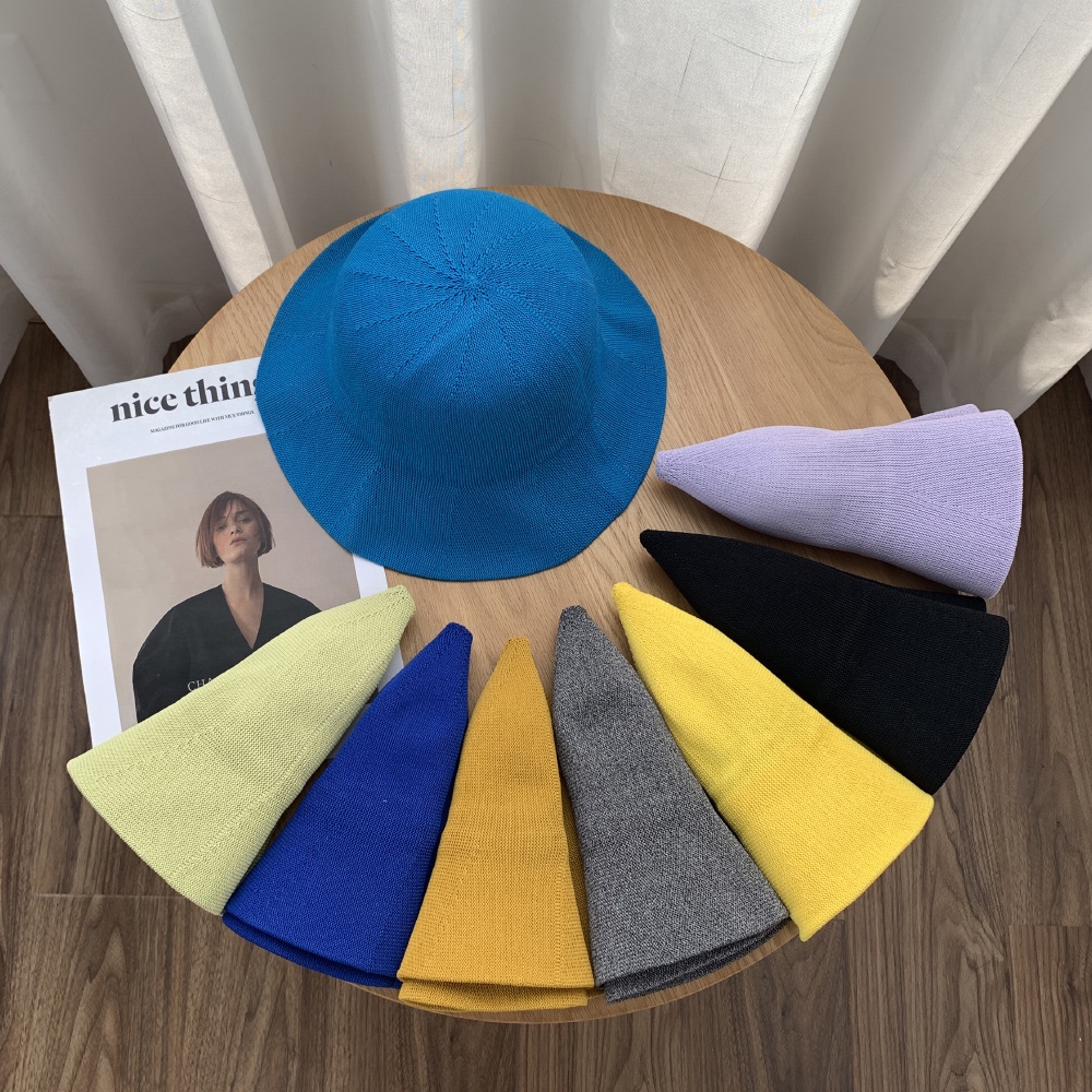 Nón Tai Bèo Vải Lụa Sữa Mỏng Thoáng Khí Màu Sắc Đơn Giản Dễ Phối Đồ Thời Trang Hàn Quốc Cho Nữ