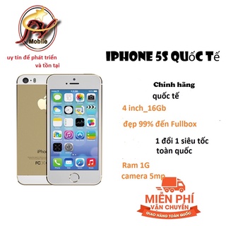 Điện thoại IPhone 5s_Quốc tế,Chính hãng .Đep Zin ,Cứng cáp,lịch sự.Vân tay nhạy,Màn Zin cực mượt