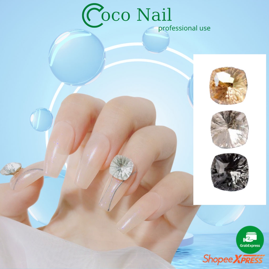 Đá khối nail gắn móng