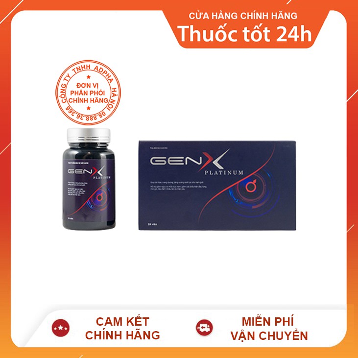 TPBVSK Gen X Platinum - Hỗ trợ tăng cường sinh lý nam giới