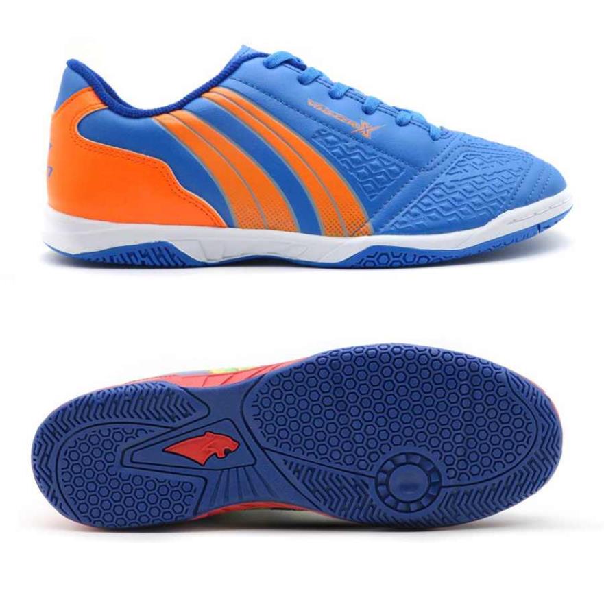 Giày đá bóng Futsal Pan Thái Lan Vigor X đế IC chính hãng màu xanh bích, giày đá banh Pan Vigor X IC hi & *⚡