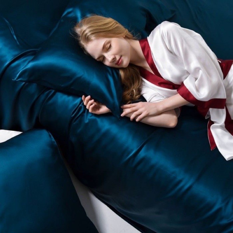 [1M8 x 2M x 20cm] Bộ drap giường 4 món phi lụa cao cấp siêu mịn siêu êm đủ màu PURR.BEDDING