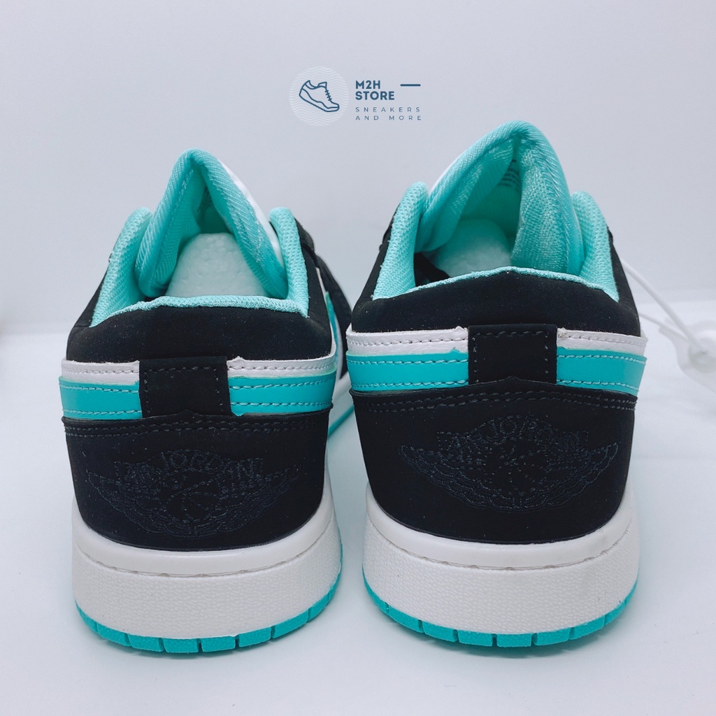 Giày Thể Thao Nam Nữ Sneaker Air Jordan 1 Cổ Thấp Xanh Ngọc Full Size | BigBuy360 - bigbuy360.vn