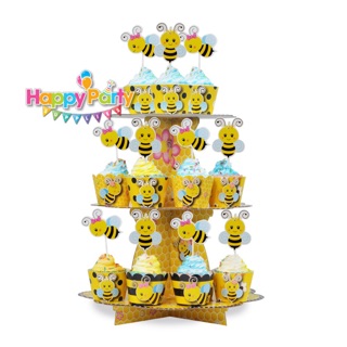 Kệ bánh cupcake 3 tầng