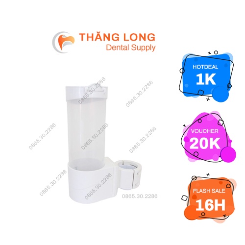 Bộ đựng cốc súc miêng lắp ghế nha khoa