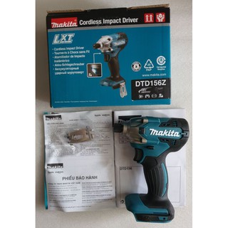 Thân máy bắn vít makita DTD156Z - 18V. (SẢN PHẨM CHƯA BAO GỒM PIN và SẠC).
