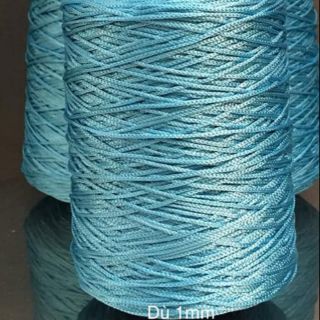 10 mét dây dù 1mm xanh biển