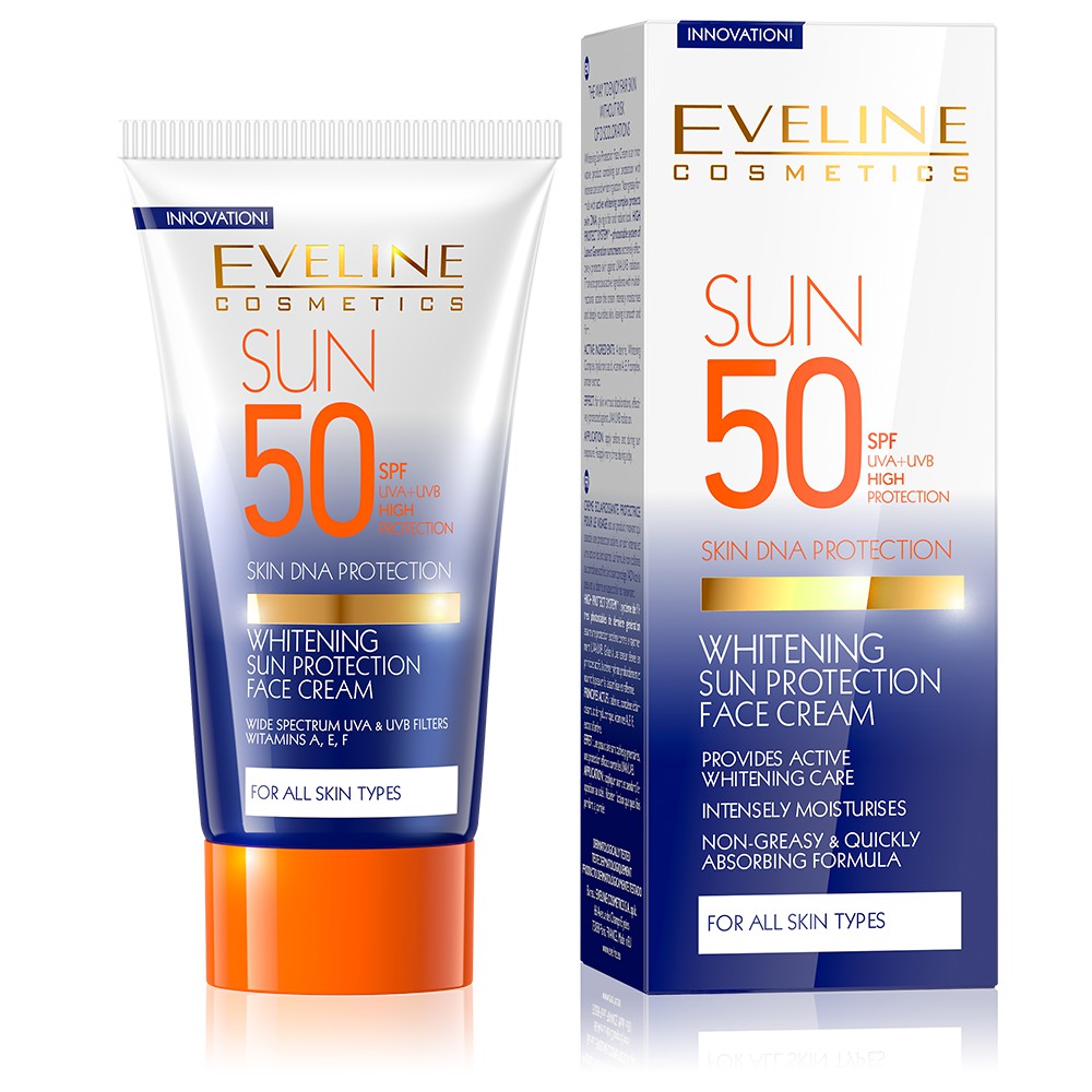 Kem chống nắng trắng da Eveline Suncare Expert SPF50 50ml