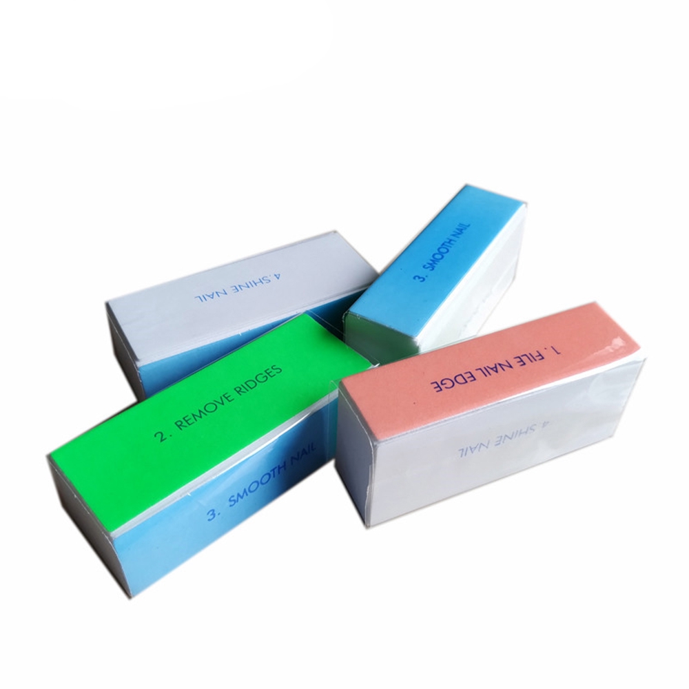 [Hàng mới về] Set 3 dũa móng tay 4 mặt nhiều màu sắc độc đáo