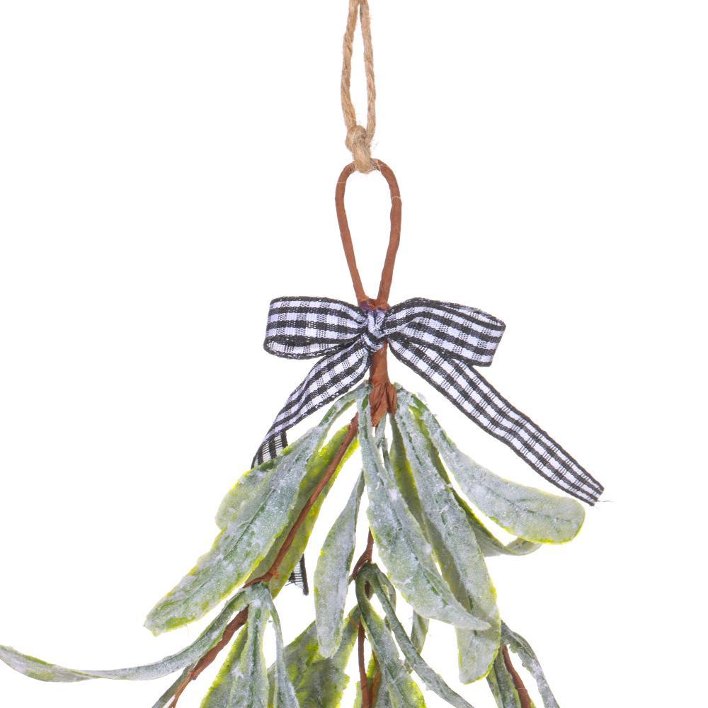 FOREVER Vòng Hoa Sương Mù Nhân Tạo Lấp Lánh Treo Tường Trang Trí Nhà Cửa Dịp Giáng Sinh