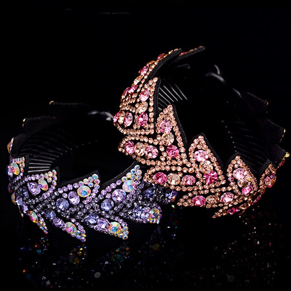 Kẹp tóc họa tiết hoa lá thời trang dành cho nữ