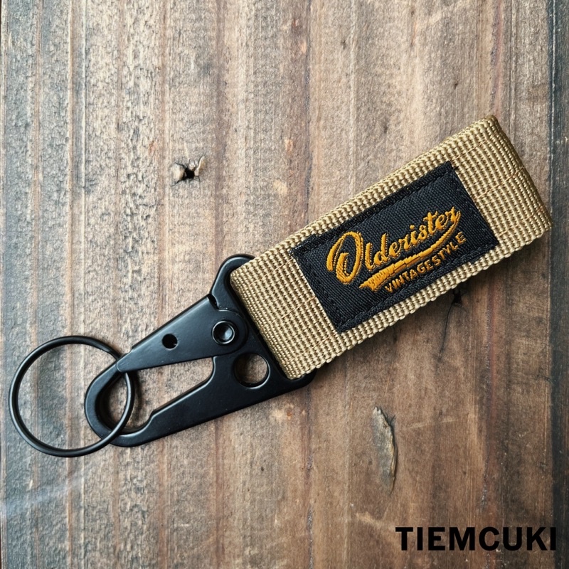 Móc Khoá - Keychain Biker vải canvas vintage motocycle Olderister - Tiệm Cũ Kĩ
