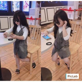 Si sét yếm + áo pull