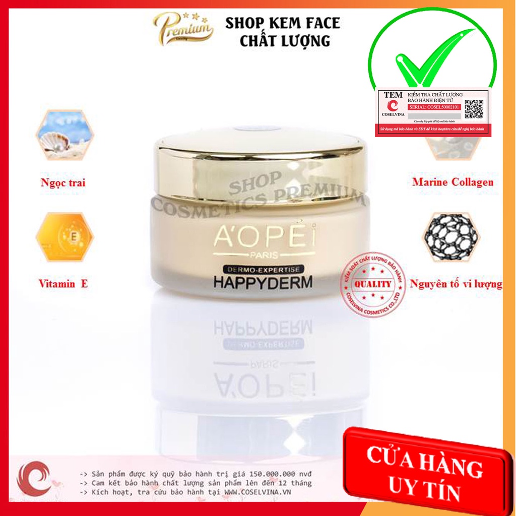Kem dưỡng trắng da ban đêm Aopei 30g dưỡng trắng da, loại bỏ mụn, nám, tàn nhang