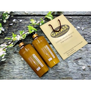 Dầu gội xả Gatase Collagen keratin 500ml
