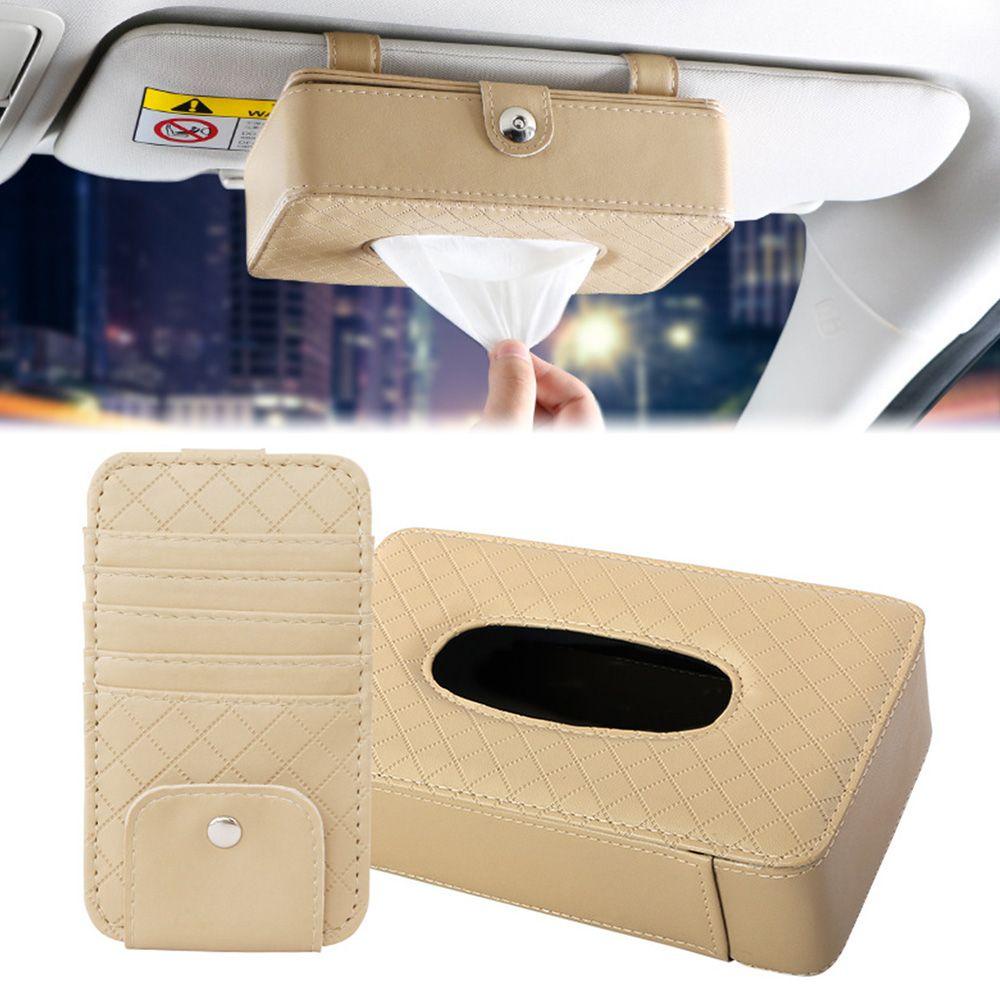 JONYE Túi Đựng Mắt Kính / Tài Liệu Đa Năng Có Móc Treo Tiện Dụng Cho Xe Hơi Ốp