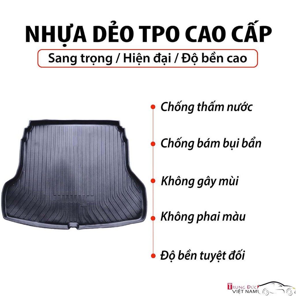 Lót cốp nhựa dẻo Ô tô chống nước, đàn hồi cao cấp ( đủ tất cả các đời xe ) - Trung Đức VN