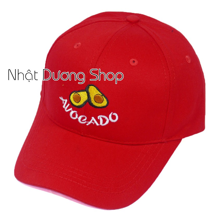 Nón kết trái bơ Auocado khóa xịn - Chất liệu vải Kaki cao cấp tạo nên sự nổi bậc cho tuổi teen