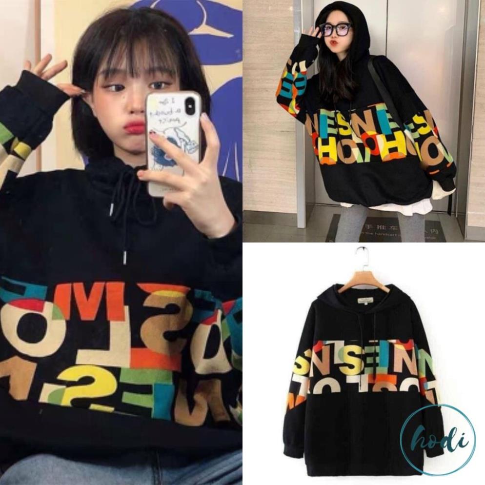 Áo Nỉ Hoodie Nữ Form Rộng Tay Dài Có Mũ Chữ GRAFF dưới 65kg, Áo Sweater  Nỉ Rộng ANNALI | BigBuy360 - bigbuy360.vn