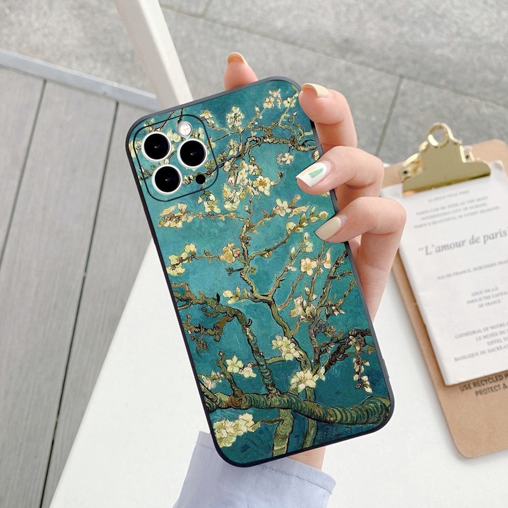 Ốp Lưng Iphone TPU Cạnh Vuông Tranh Nghệ Thuật,Dẻo BVC cho Iph6/6plus/6s/6splus/7/7plus/8/8plus/x/xs/11/12/pro/13/promax