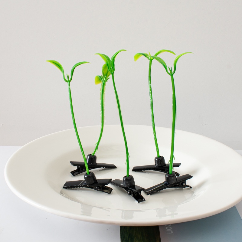 Kẹp tóc mầm cây vui nhộn đáng yêu - 01 Kẹp tóc