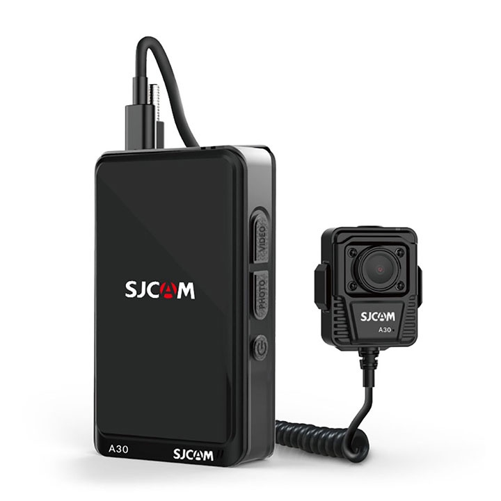 Body Camera SJCAM A30 wifi, pin 5800mah, LCD 4 inch, IP64, 4 đèn led - Bảo hành 12 tháng