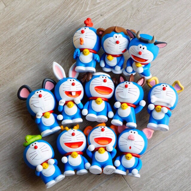 Bộ mô hình Doraemon 12 con giáp