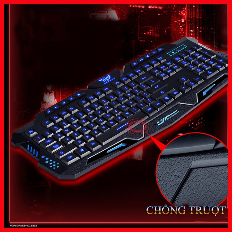 Bàn phím Gaming XR90 cao cấp LED 5 chế độ, phím nhạy siêu bền, thiết kế hiện đại BH 6 tháng