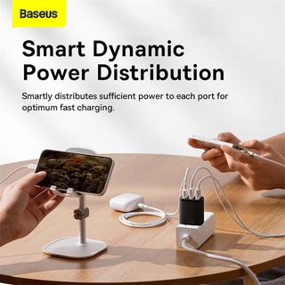 Củ Sạc Baseus 17W 5V 2.4A 3 Cổng USB 2.4A Cho iphone Samsung