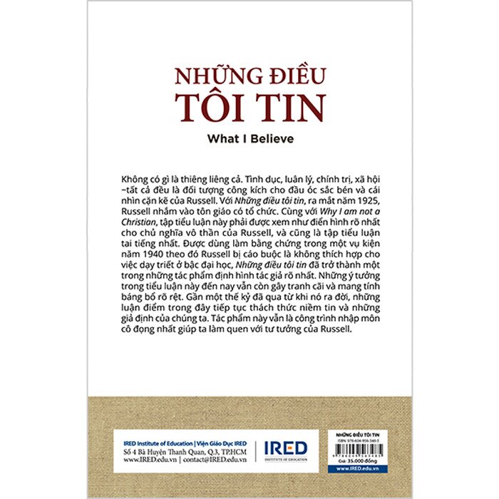 Sách - Những Điều Tôi Tin