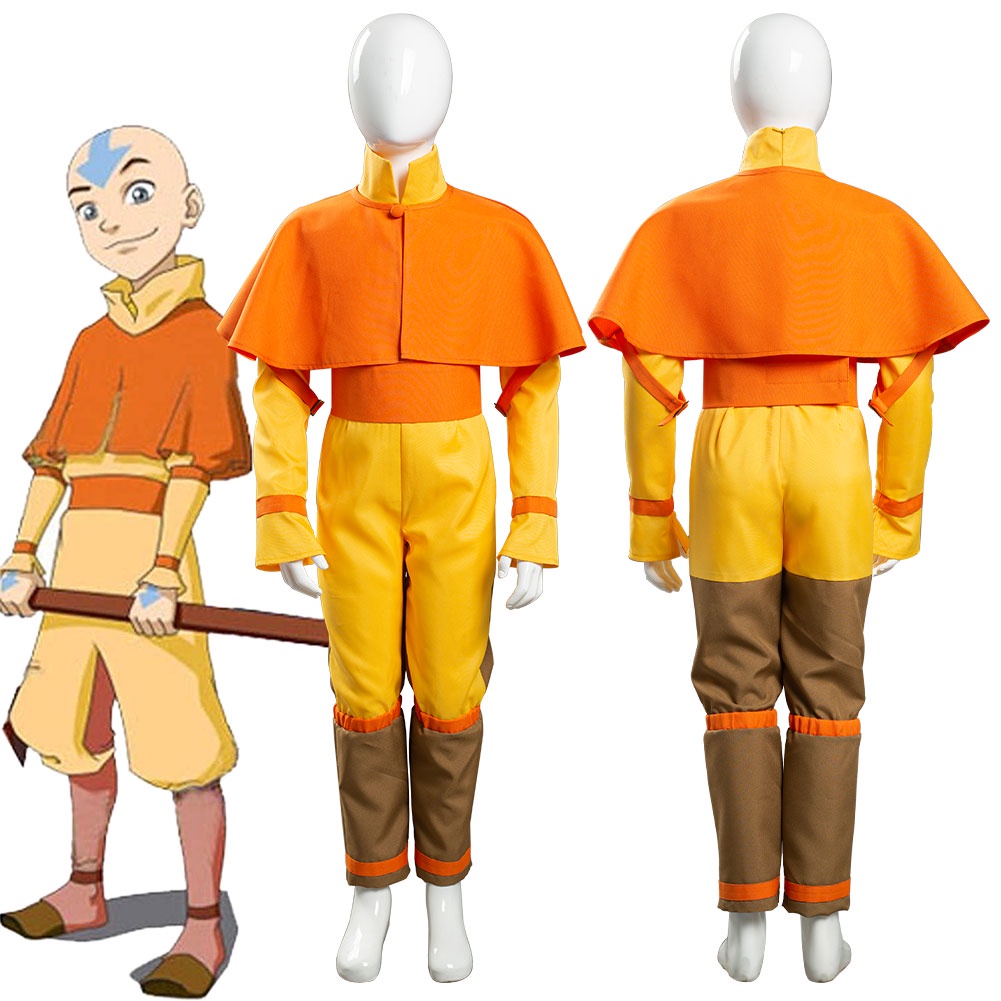 Avatar Tiết Khí Sư cuối cùng Aang kịch trang cho trẻ em áo nhảy bùng nổ Bộ đồ dạ hội Halloween Quà giáng sinh