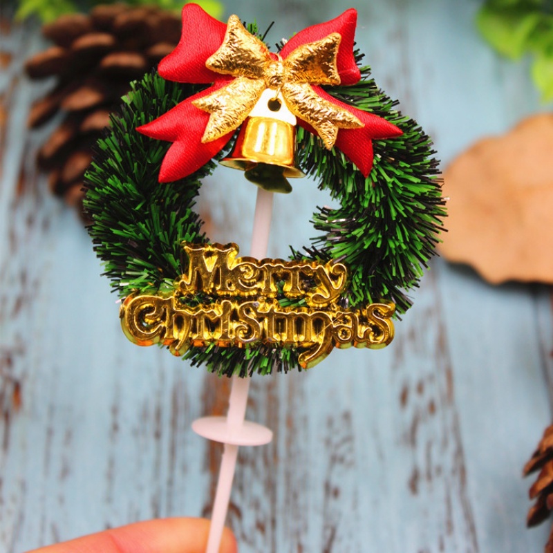 Phụ Kiện Trang Trí Bánh Kem Hình Chữ Merry Christmas