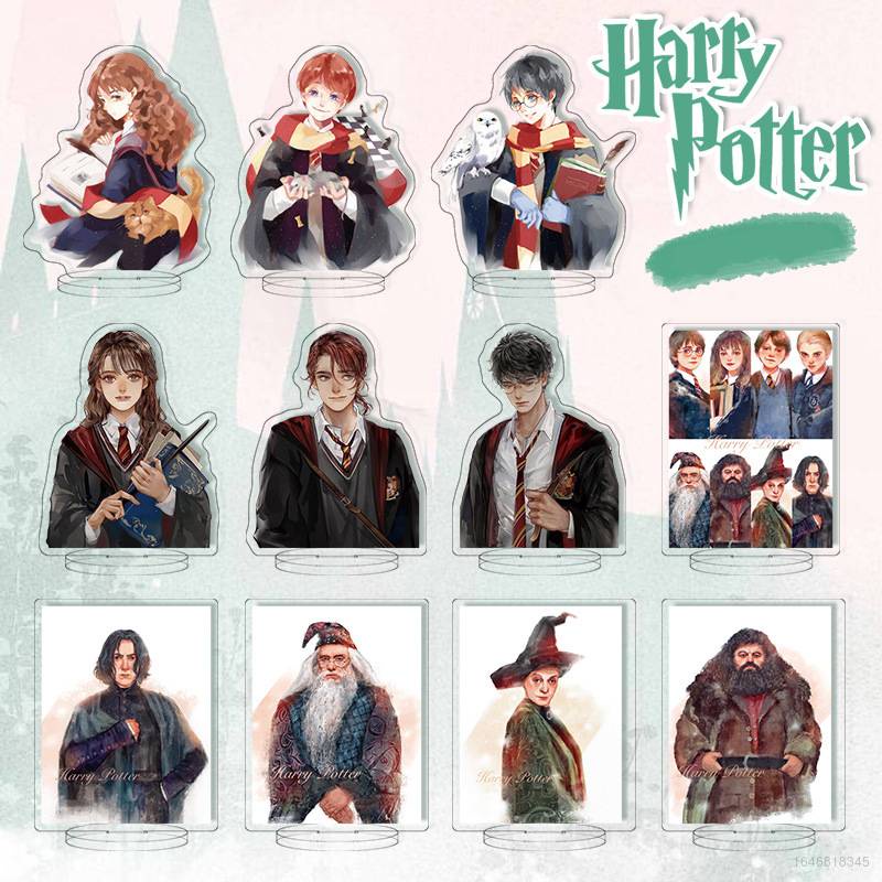 Bộ 22 Mô Hình Nhân Vật Harry Potter Hoạt Hình Bằng Acrylic Trang Trí Nhà Cửa