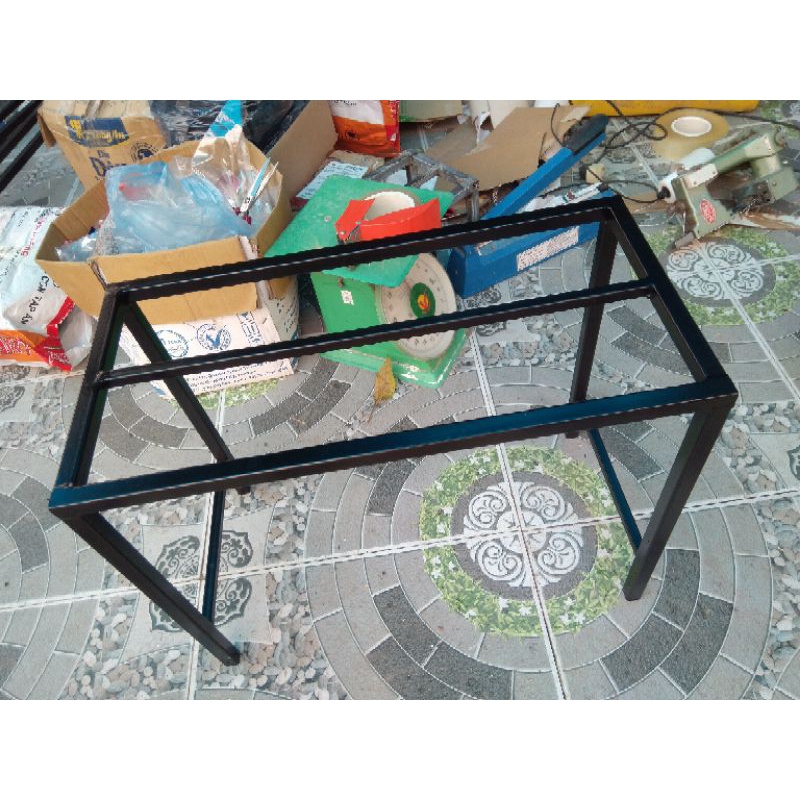 Kệ thép Dài 50cm, Rộng 20-30cm, Cao 30_40_50cm, Hộp thép vuông 20x20m. 1 nan phụ, 2 giằng chân