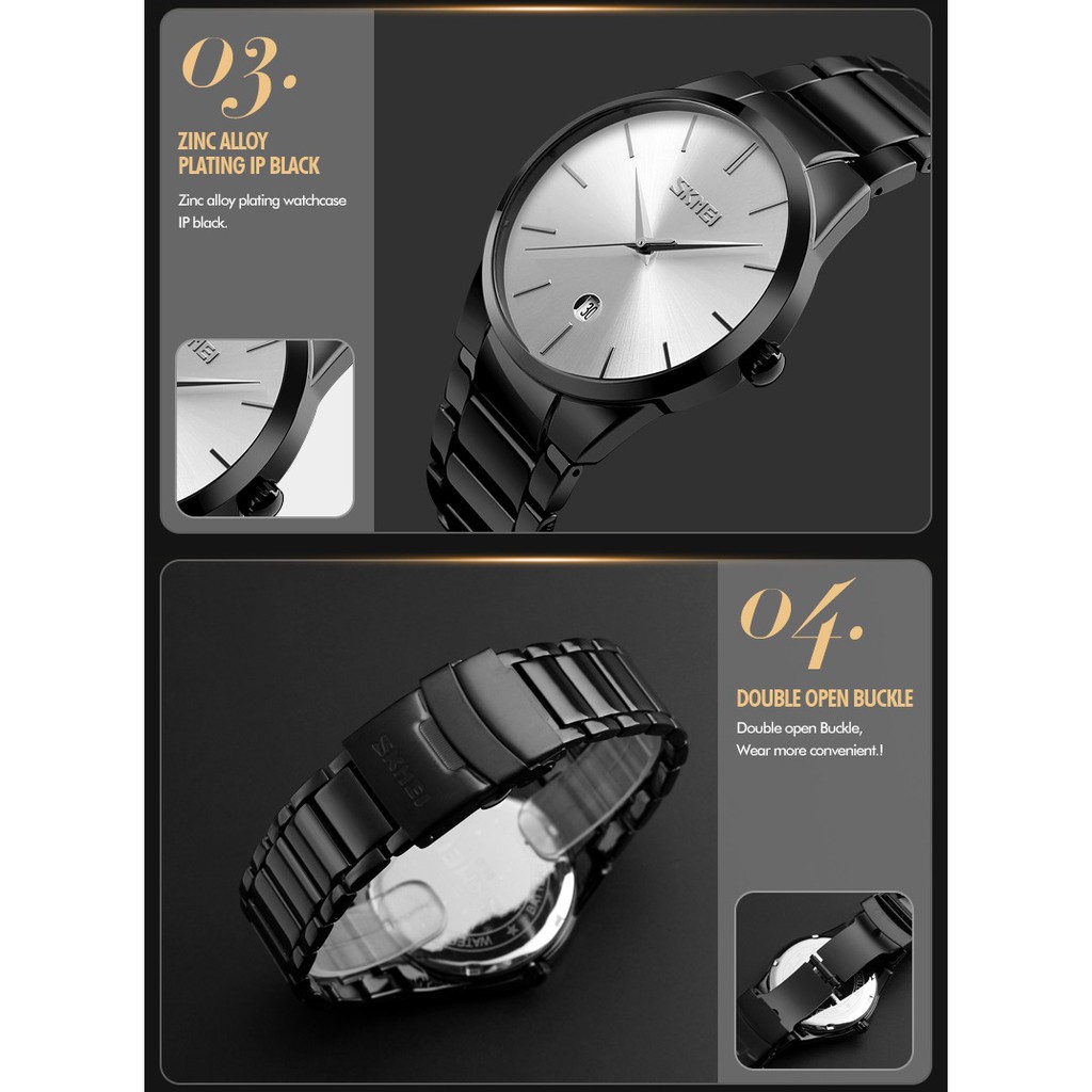 Đồng hồ nam SKMEI classic SME11 thời trang cao cấp chống nước siêu bền - Đồng Hồ Quốc Tế | BigBuy360 - bigbuy360.vn